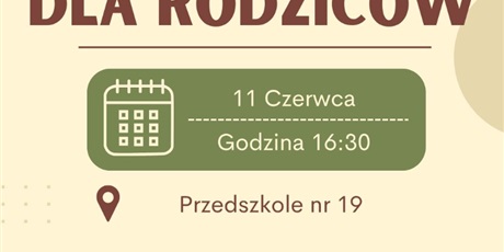 📢 Spotkanie dla Rodziców