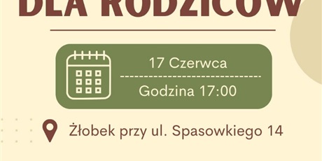 📢 Spotkanie  z Rodzicami 